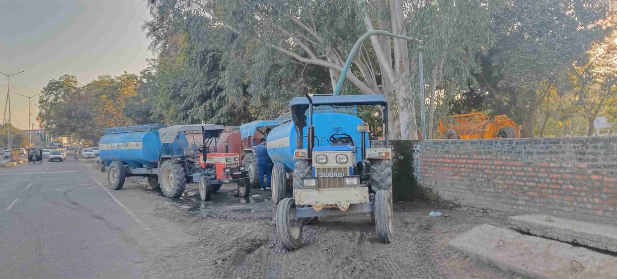 Water shortage in winter...a period of trouble, for another week