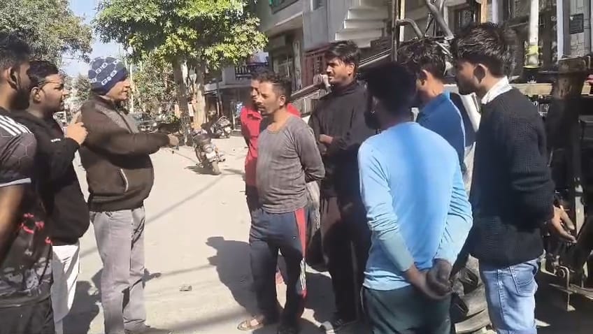 Due to road widening work in Model Town, electricity remained off for four hours.