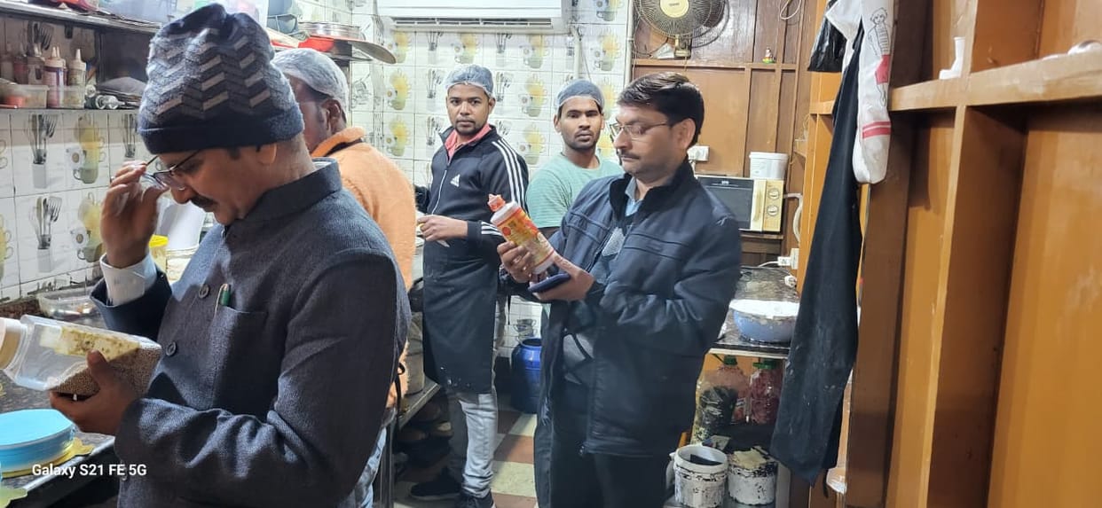 Inspections of bakery shops revealed deficiencies; notices issued.