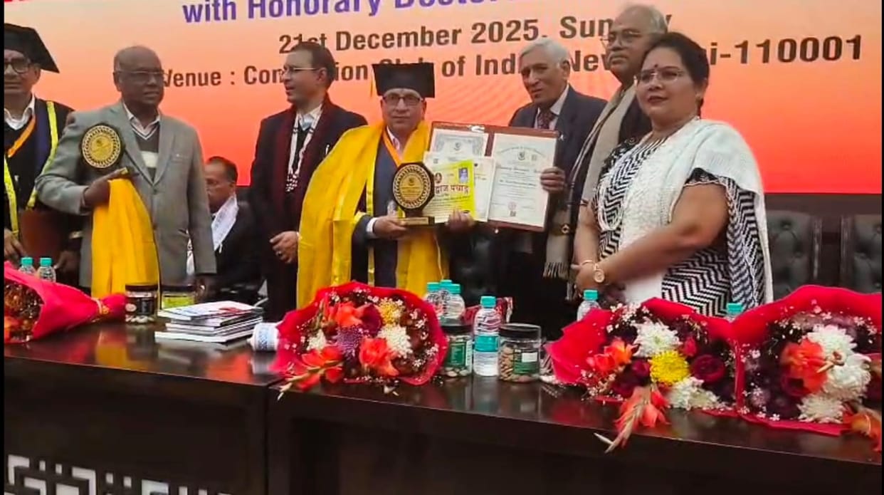 Naresh Dutt Sharma honored in astrology and almanac writing