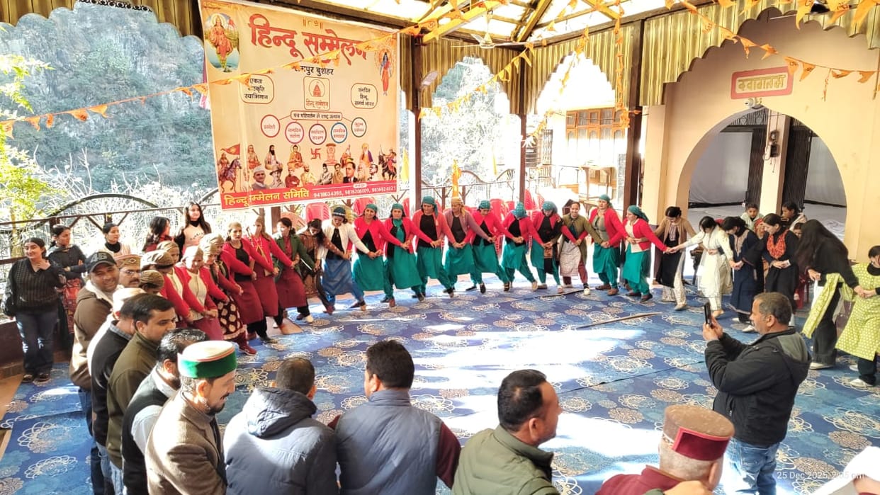 Hanuman Chalisa recitation at Satyanarayan Temple in Rampur