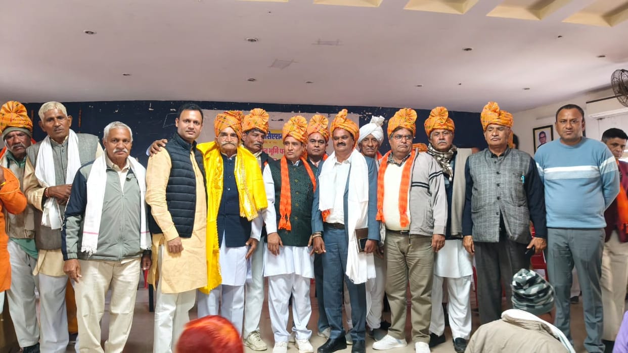 Numberdars of Southern Haryana districts raised their voice for their demands