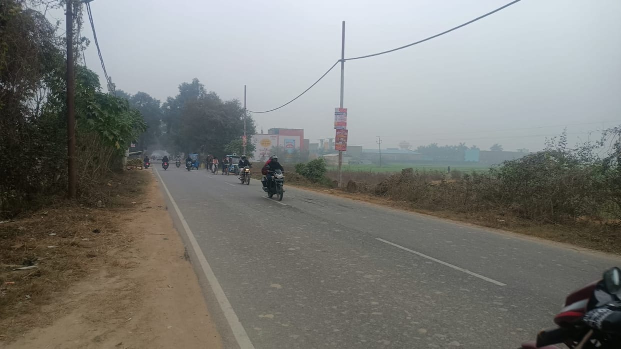 The sky remained overcast since morning, and the dampness and cold made things miserable.