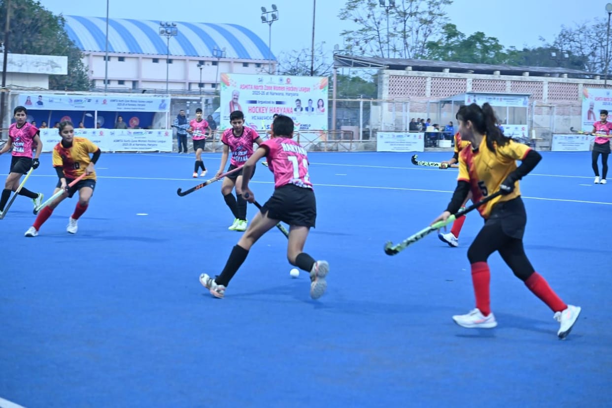 Haryana defeated the Himachal team by a score of 5-0.