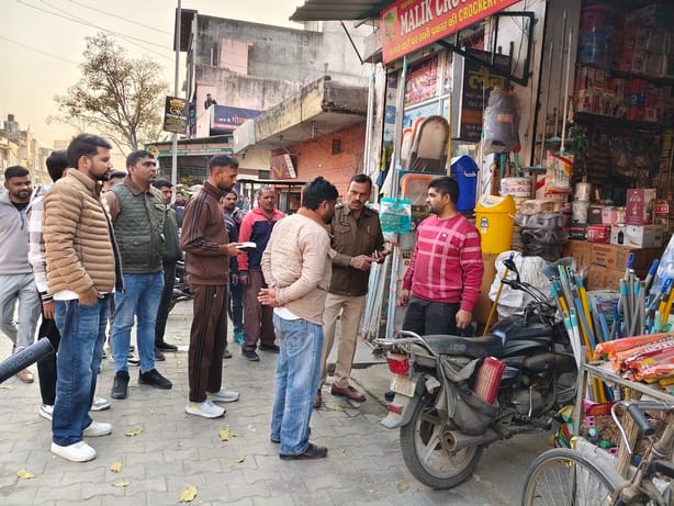 Traffic congestion eased after the encroachments were removed
