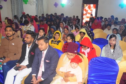 Christmas was celebrated with great joy and enthusiasm throughout the district.