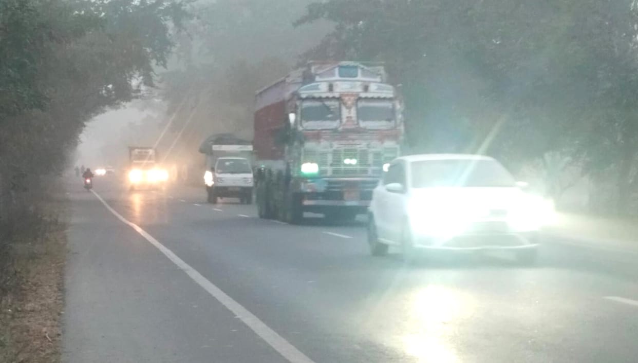 Fog prevails, melting disrupts life
