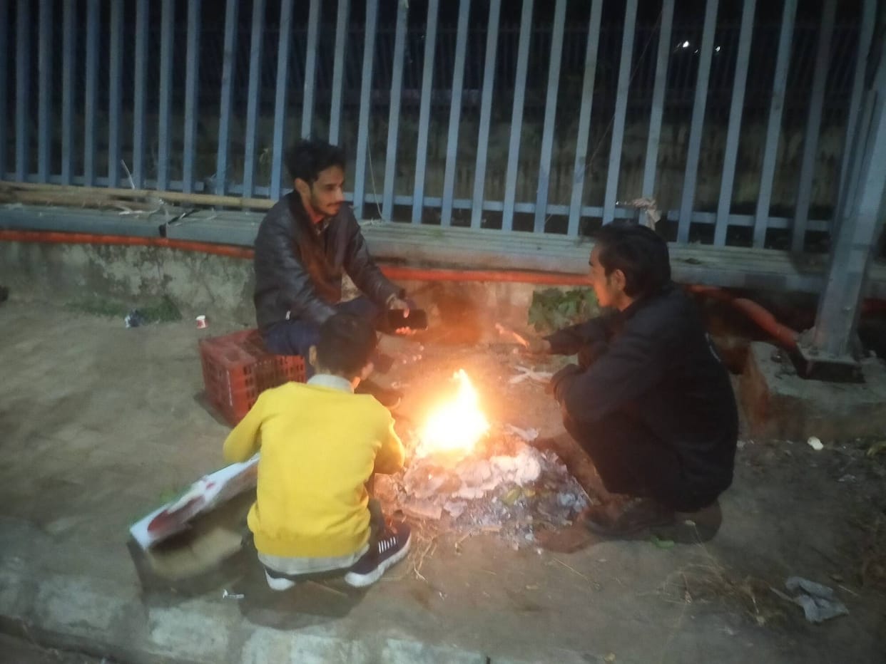 With a 0.5 degree Celsius increase in temperature, Narnaul once again recorded the coldest night in the state.