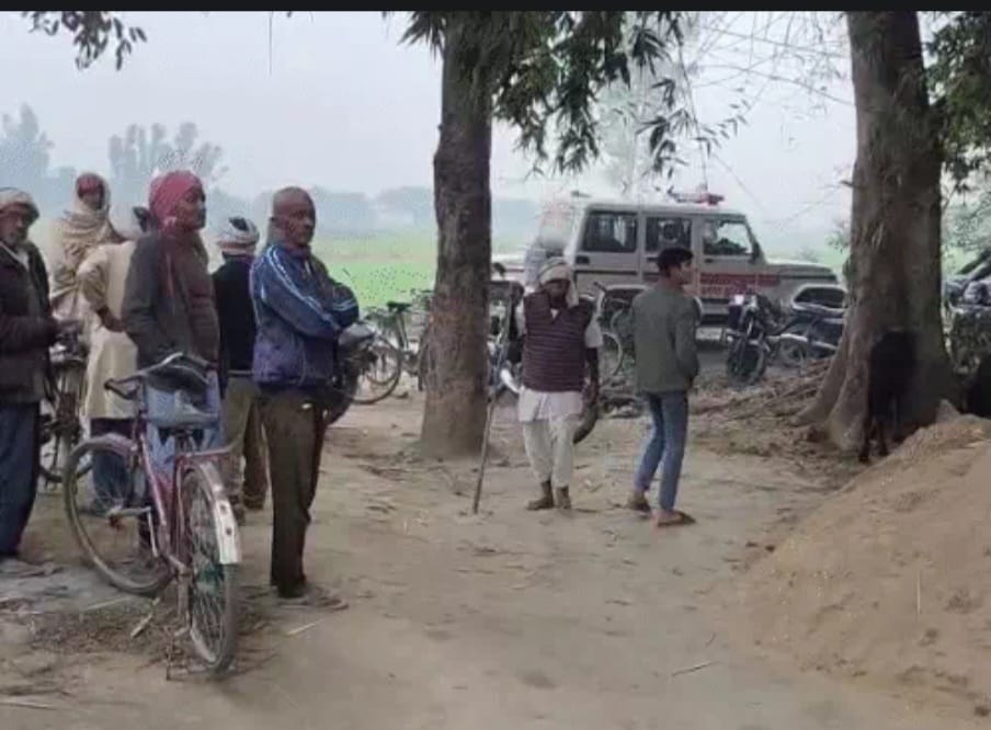 The wife was strangled to death, and her body was buried in a pit behind the house.