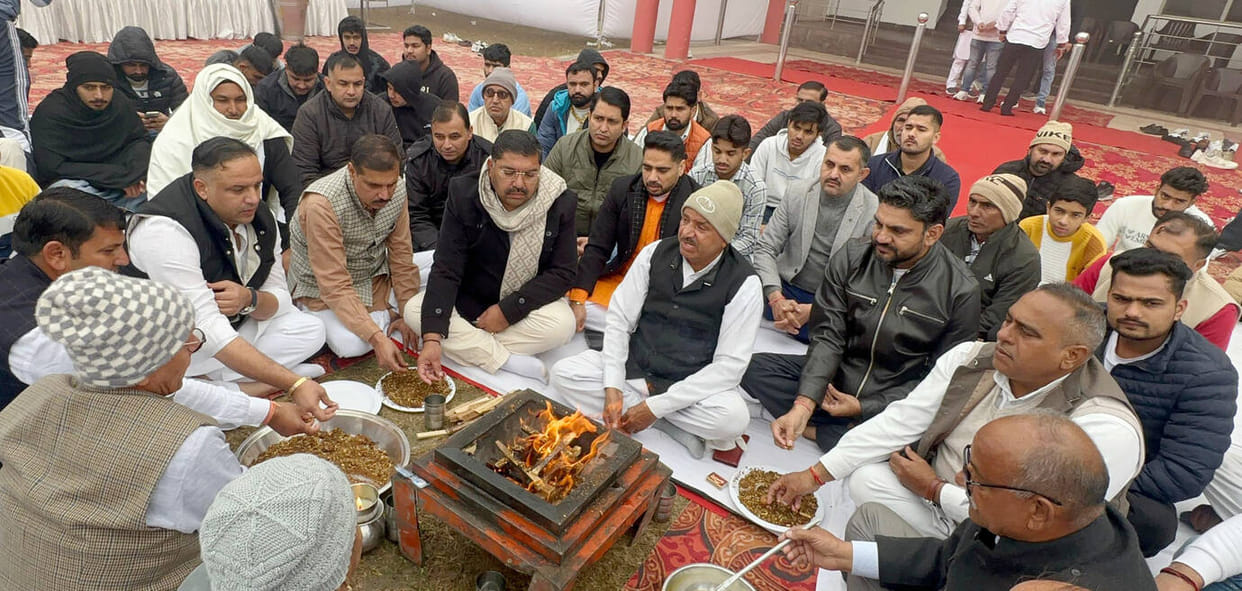 Havan was performed on the martyrdom day of Maharaja Surajmal.