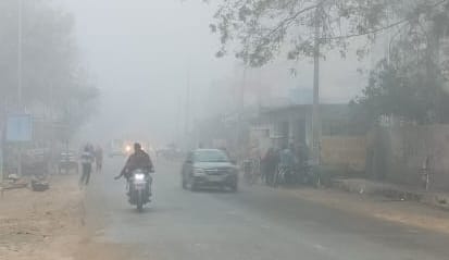 Fog's counterattack...vehicle speed slowed down