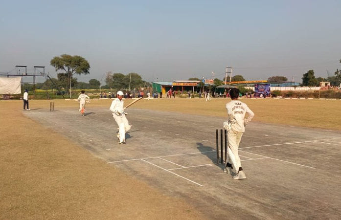 Samyak's unbeaten 50-run innings led Bumrah Swingers to victory on the last ball.