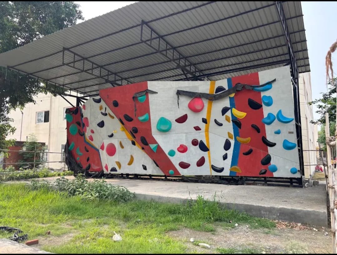 A climbing wall worth two crore rupees has been waiting to be inaugurated for five months.