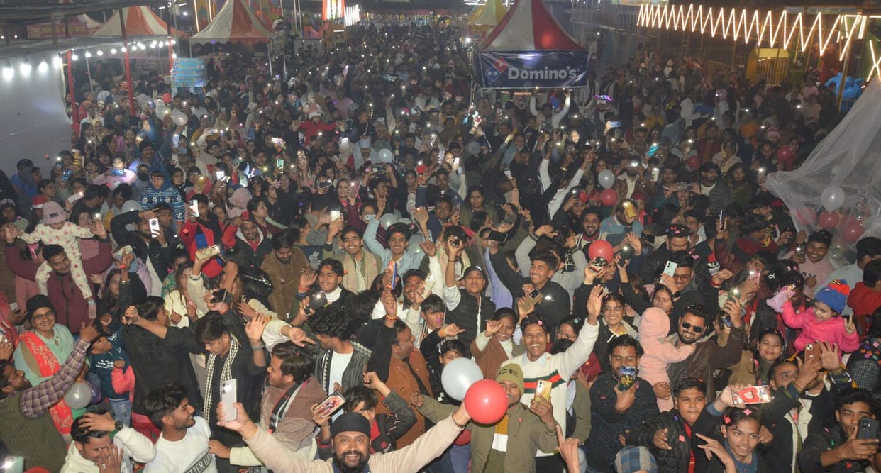 Christmas was celebrated with fun and excitement at the carnival.