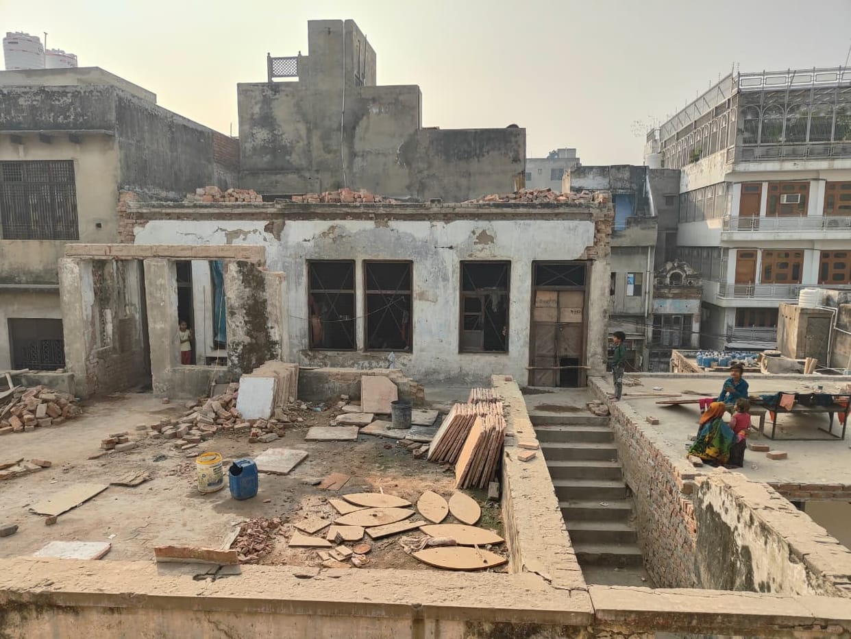 The college, which is still under construction, has been designated as an examination center, which will cause inconvenience to the students.