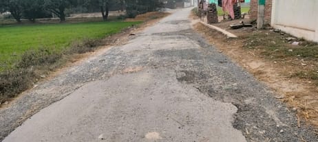 As soon as the repair work was completed, the gravel started coming loose.