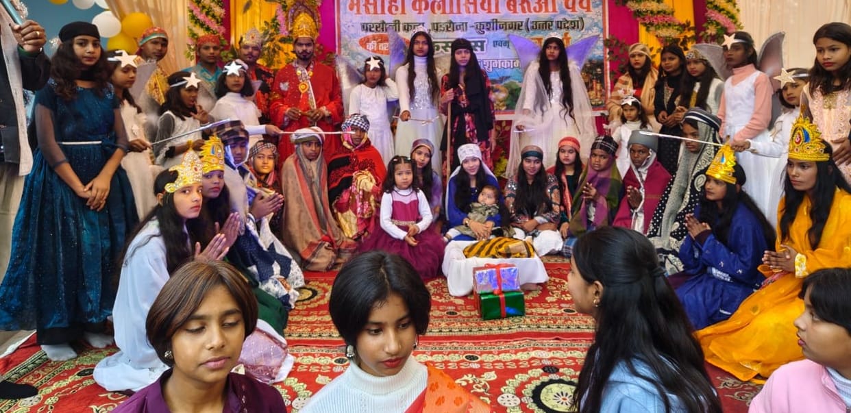 Christmas was celebrated with great fanfare... tableaux were set up.