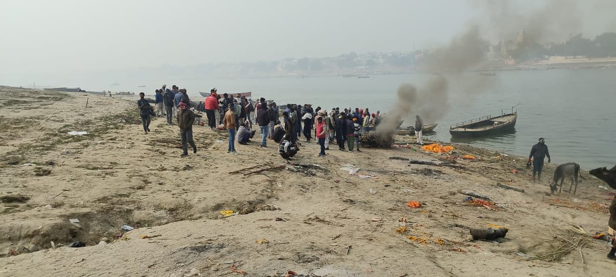 For the first time, more than 30 cremations took place at Avadhoot Bhagwan Ram Ghat in two days
