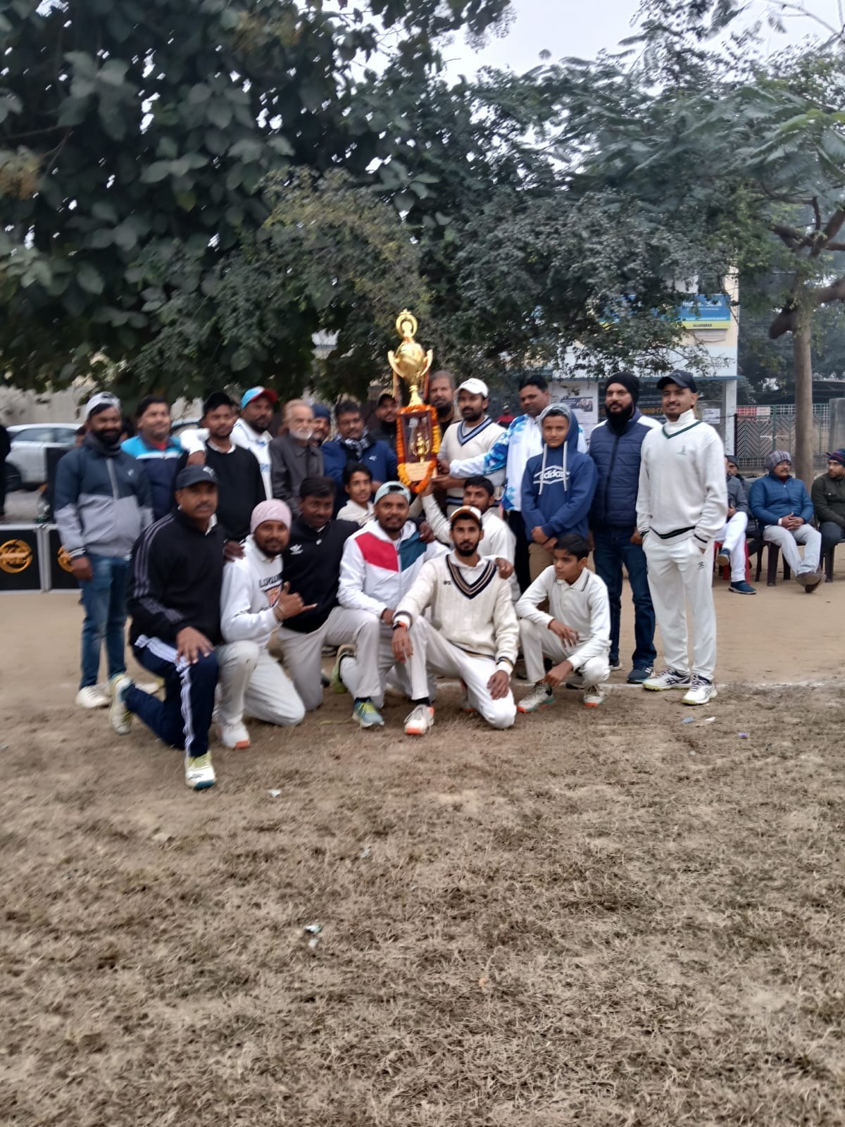 Crown Club won the final match by seven wickets.