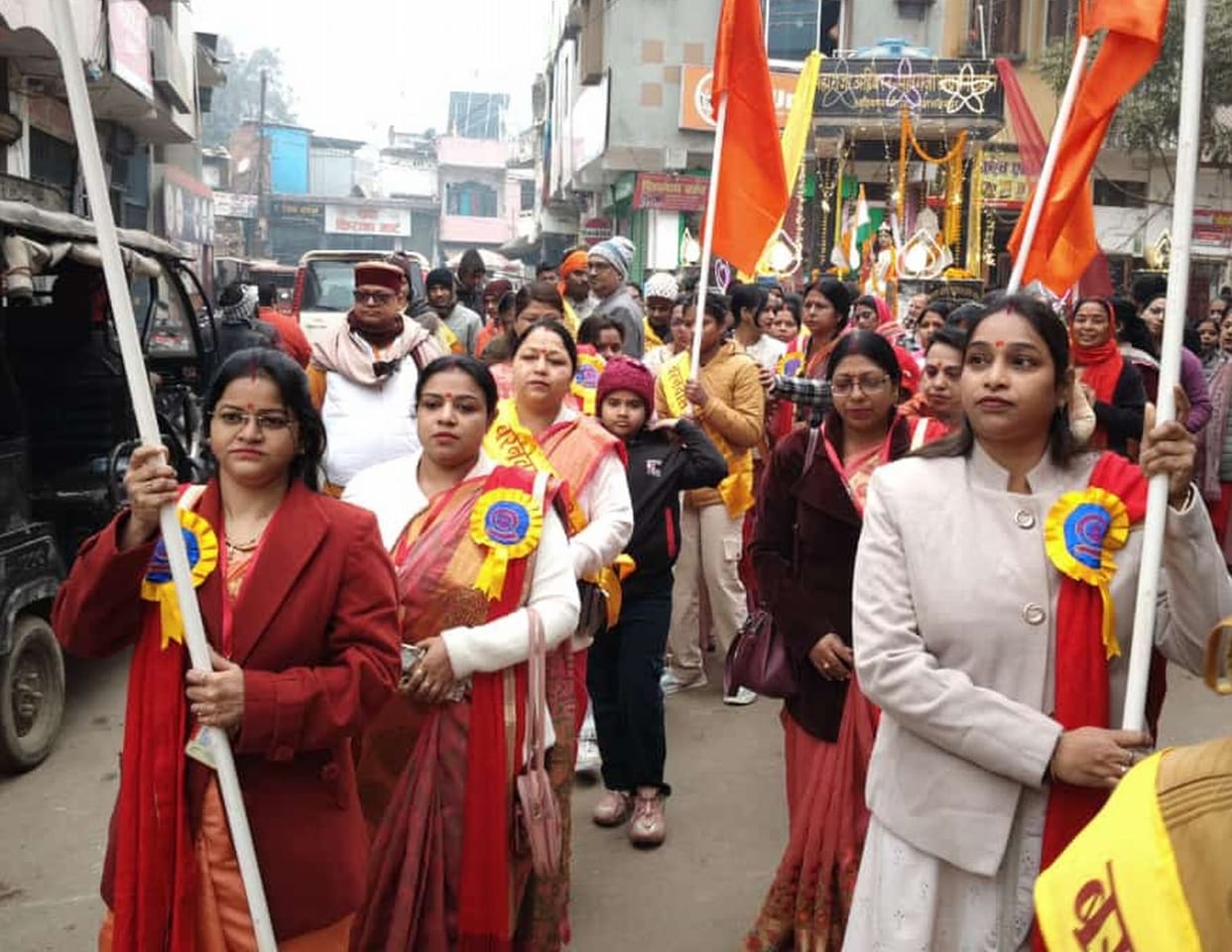 Baranwal community took out a procession