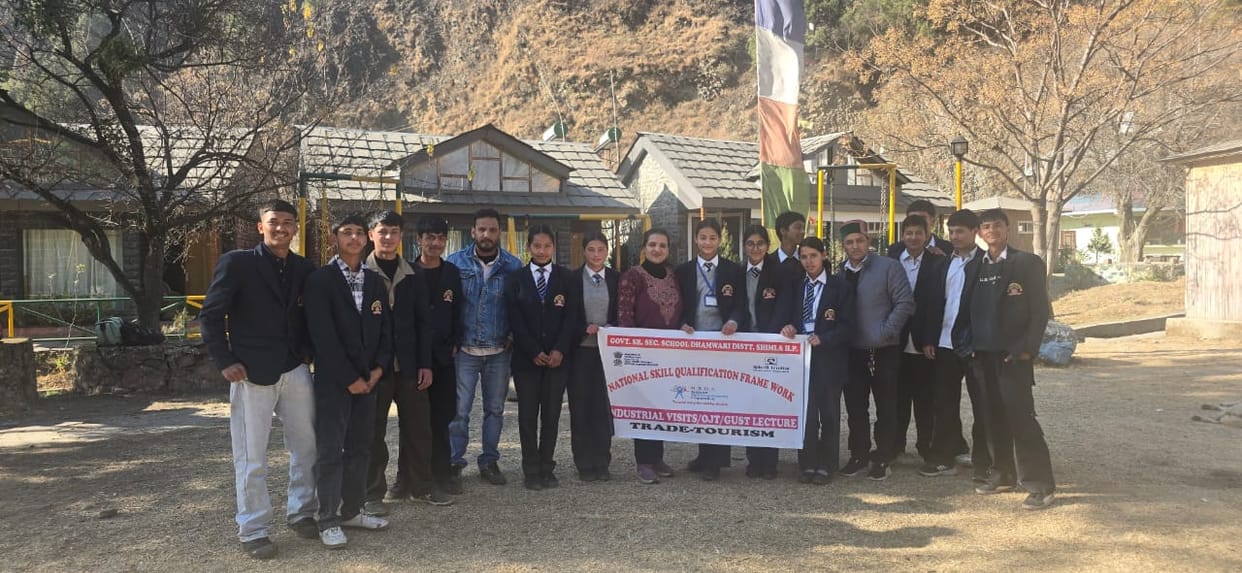 On-the-job training given to students of Dhamwadi school