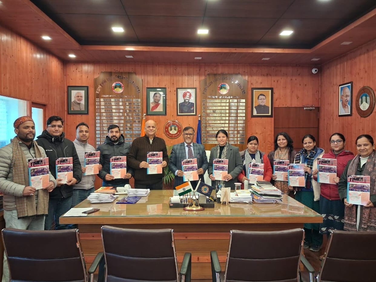 The Vice-Chancellor released the second issue of the annual magazine, Diksha.