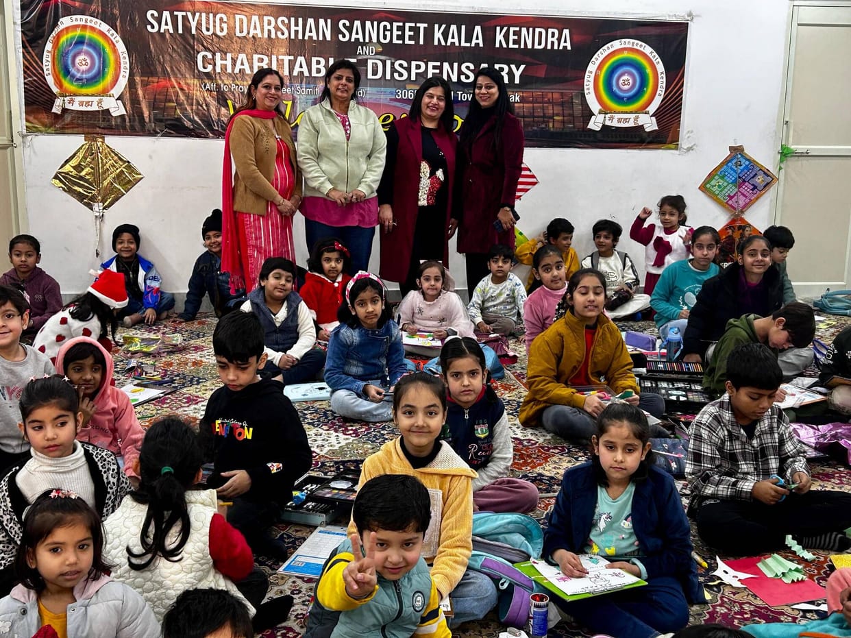 70 children showcased their talents in a painting competition.