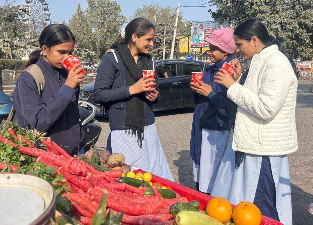 Dry, cold mornings were observed, with a minimum temperature of eight degrees Celsius.