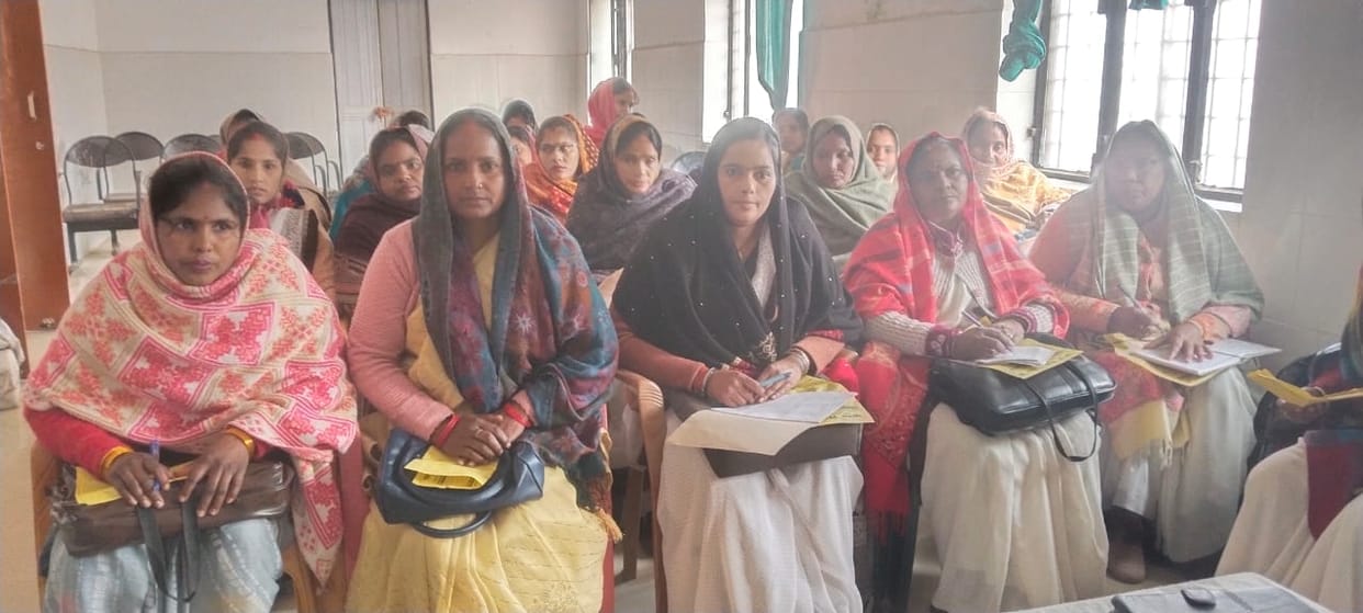 Information on leprosy eradication was given to ASHAs in CHC