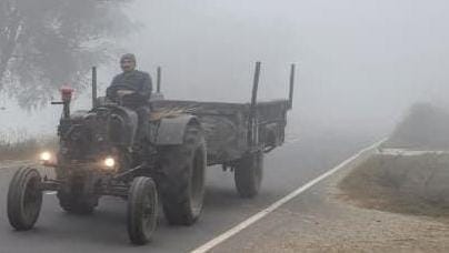 The minimum temperature reached six degrees Celsius.