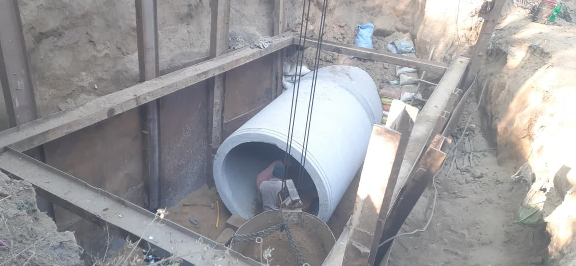 Seven years later, the railways have started work on the drainage plan
