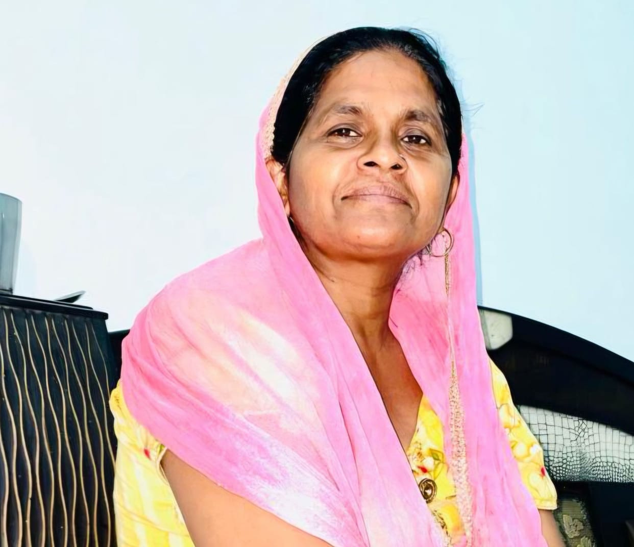 An Anganwadi worker was brutally murdered while grinding wheat at her home; the assailants snatched her ring, chain, and earrings.