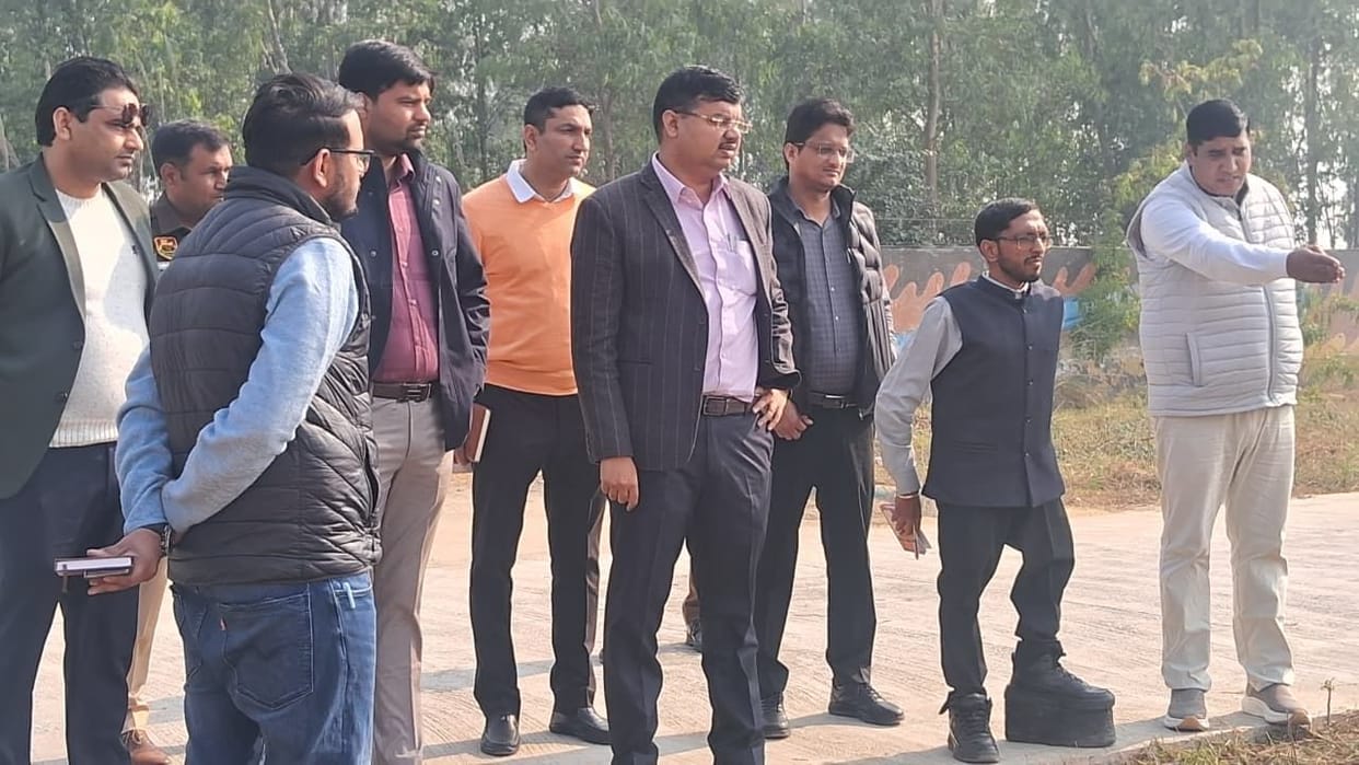 Preparations for the Kharkhoda development rally are in full swing.