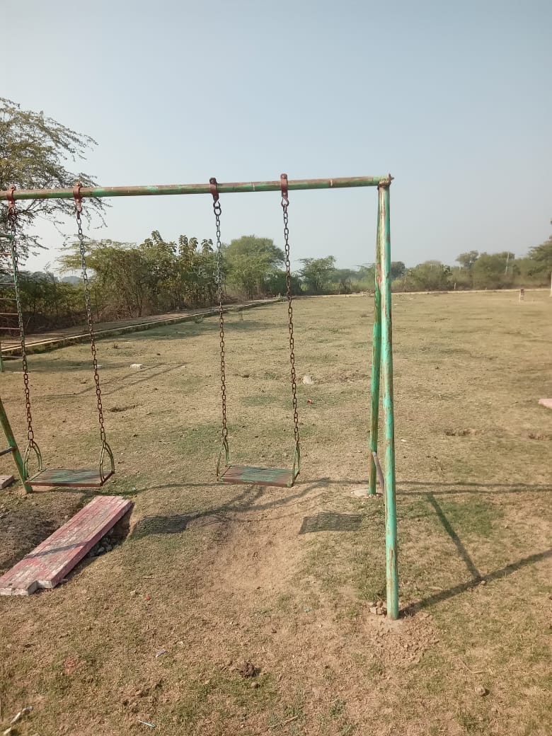 The open-air gym and sports fields have fallen into disrepair in four years.