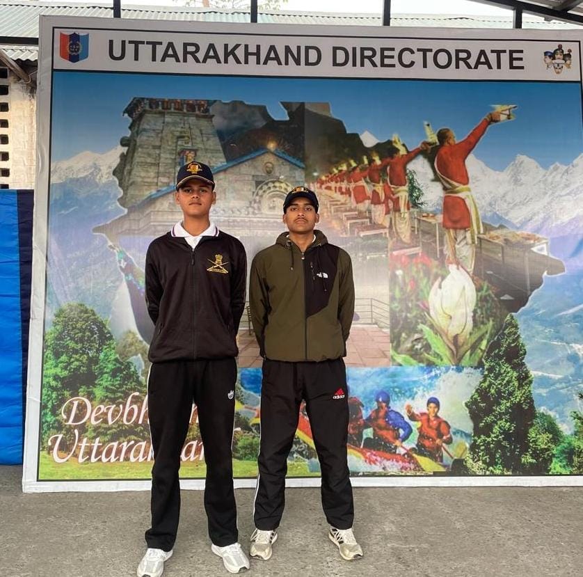 Anshuman and Ayush have been selected for the Republic Day parade.