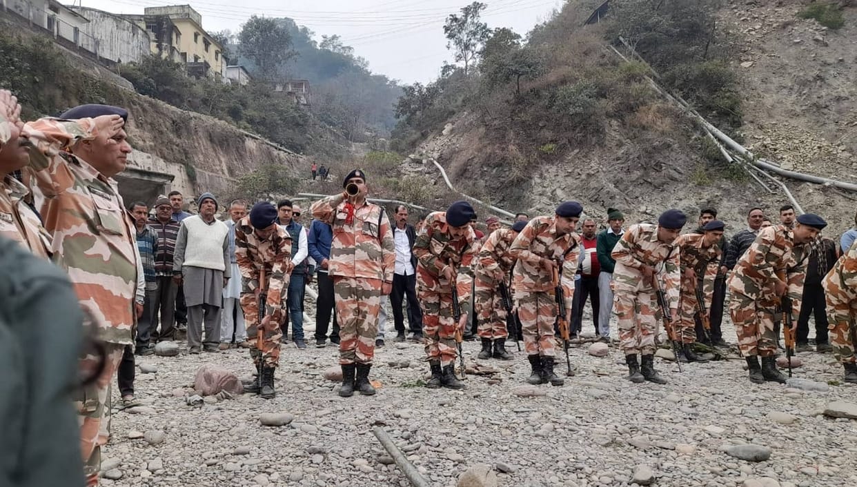 Sub Inspector Devendra Sharma merged into the five elements