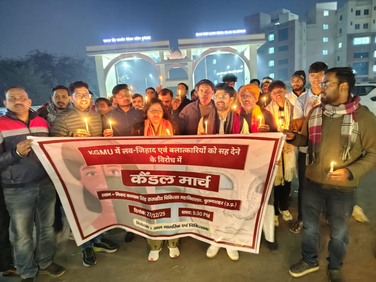 Candle march held against religious conversion