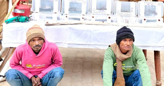 Illegal arms factory busted, two arrested, pistols recovered