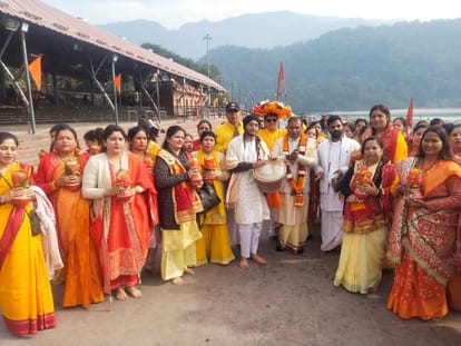 Kalash Yatra taken out with drums and trumpets