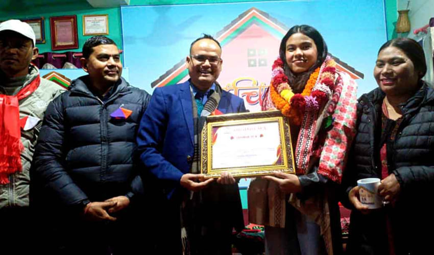 Tika becomes the first female pilot from the Tharu community in Nepal