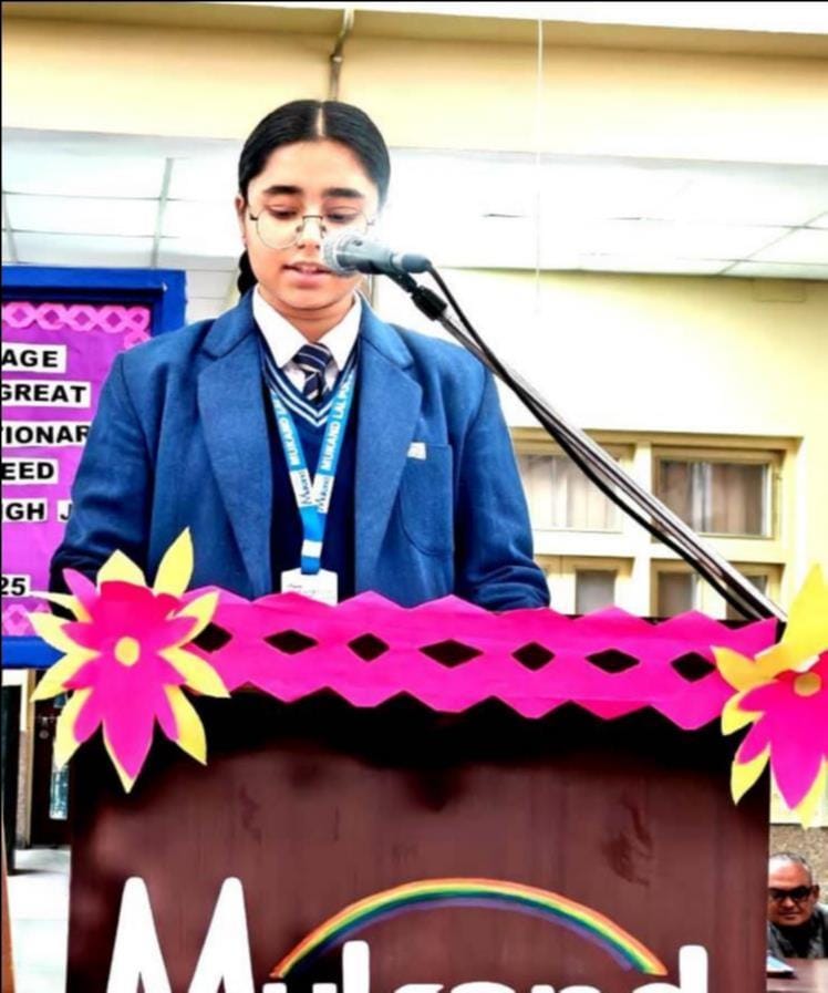He shed light on the sacrifice of the Sahibzadas
