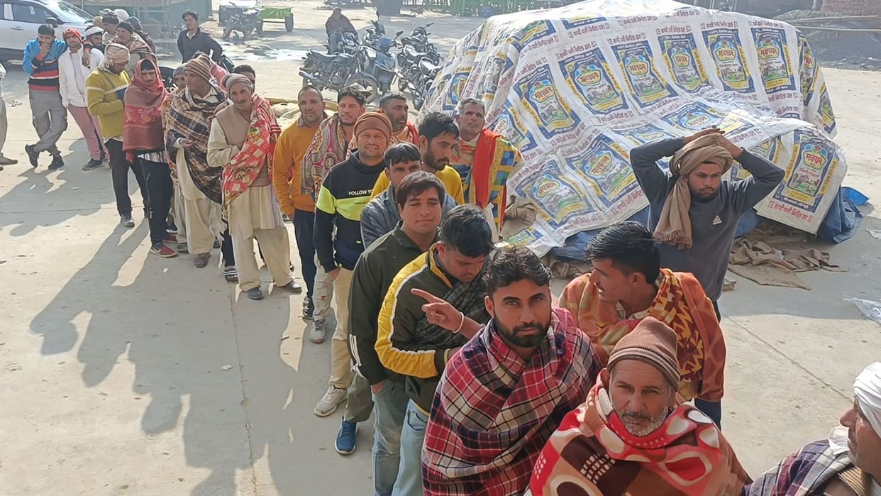 20 bags of urea are being given out per Aadhaar card.