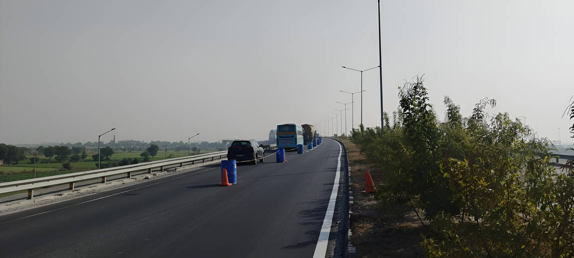 After the improvement of the outer bypass, the other side of the bridge is open for traffic.