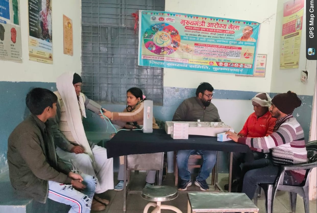 Around 3400 patients consulted for cold, cough, skin, fever and other diseases