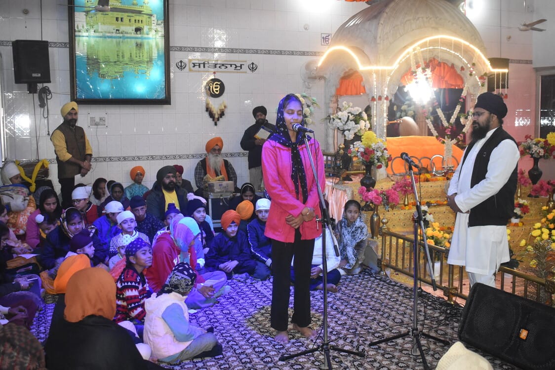 Morning processions were held, and homage was paid to the Sahibzadas.