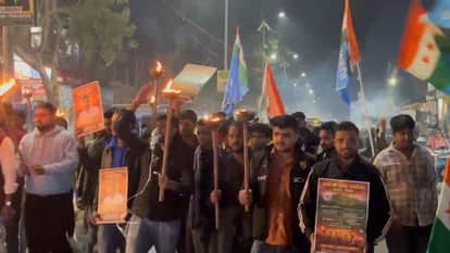 Aravalli Save Movement: NSUI holds torchlight procession, warns government – tampering with nature will