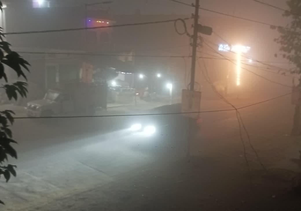 People of Terai shivered due to fog and icy wind