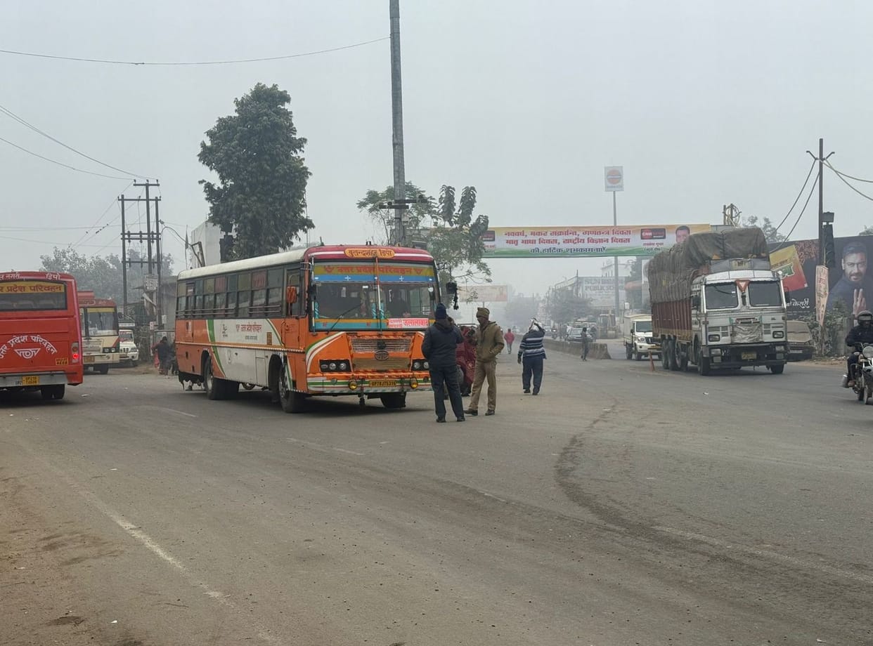 Ban on buses going to the bus stand... The traffic jam has not reduced, passengers are forced to wander.