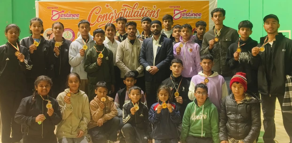 Karate players performed brilliantly and won 20 medals.
