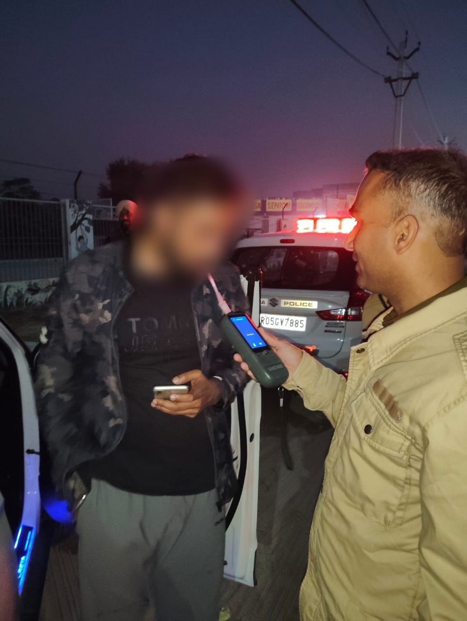 Action taken against bullet crackers, drunken driving and lane change vehicles